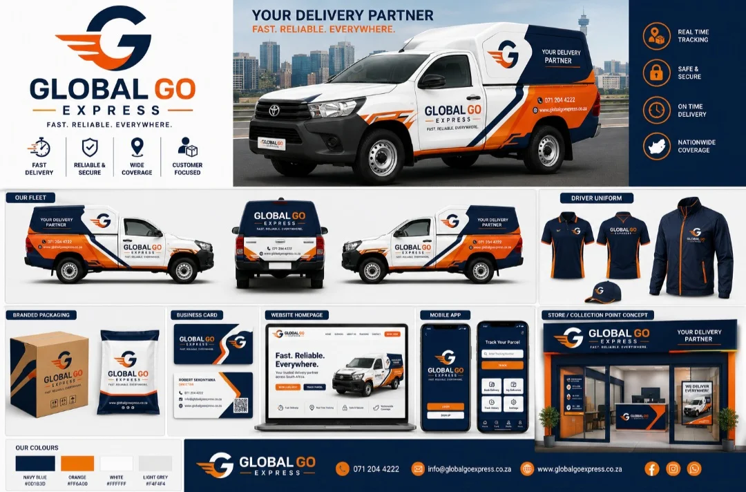 Global Go Express courier in action